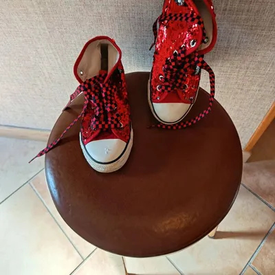 Baskets montantes à sequins 